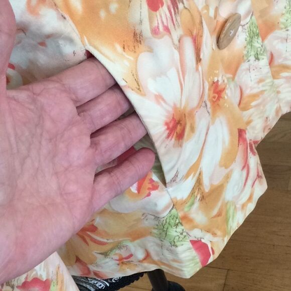 Coldwater Creek 3/4 sleeve Cotton Spandex pockets - Picture 8 of 12